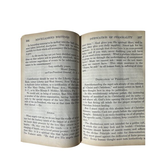 Antique Miscellaneous Writings 1883-1896 By Mary Baker Eddy Hardcover Book - Picture 8 of 16